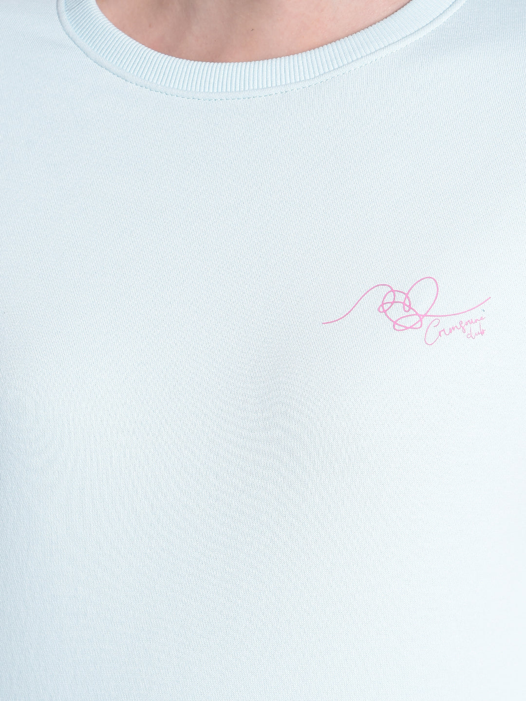 Blue Sweatshirt-Women Sweatshirts-Crimsoune Club