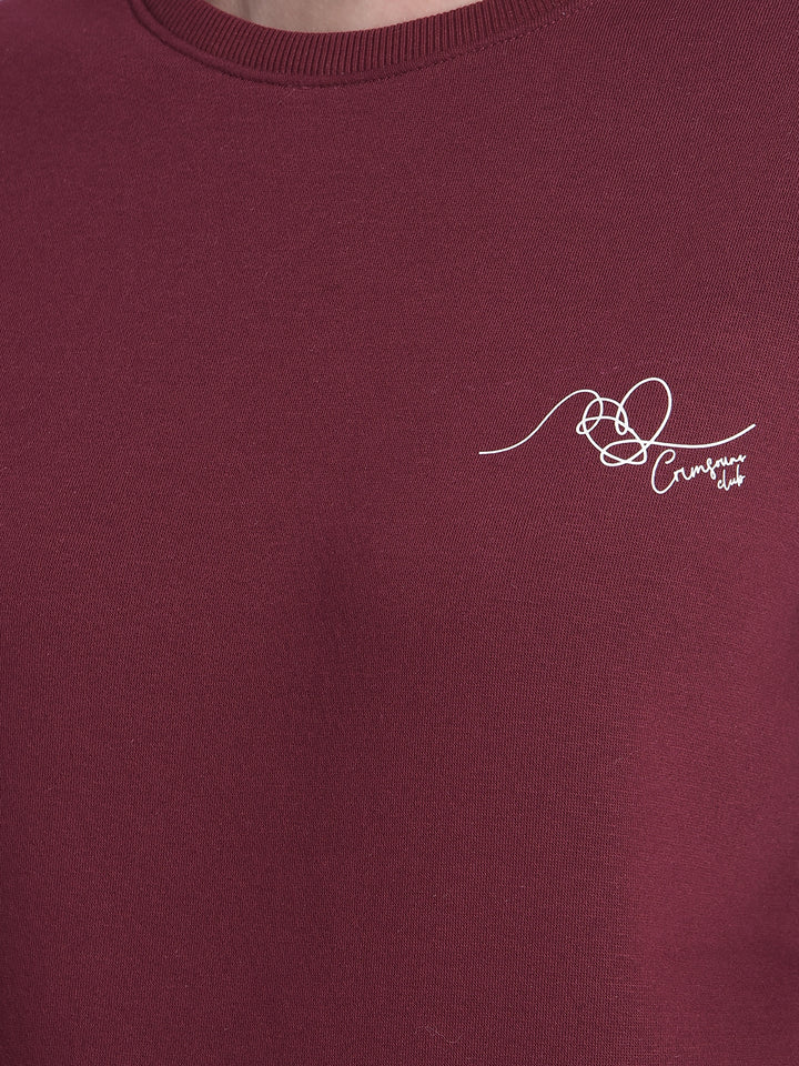 Wine Sweatshirt-Women Sweatshirts-Crimsoune Club