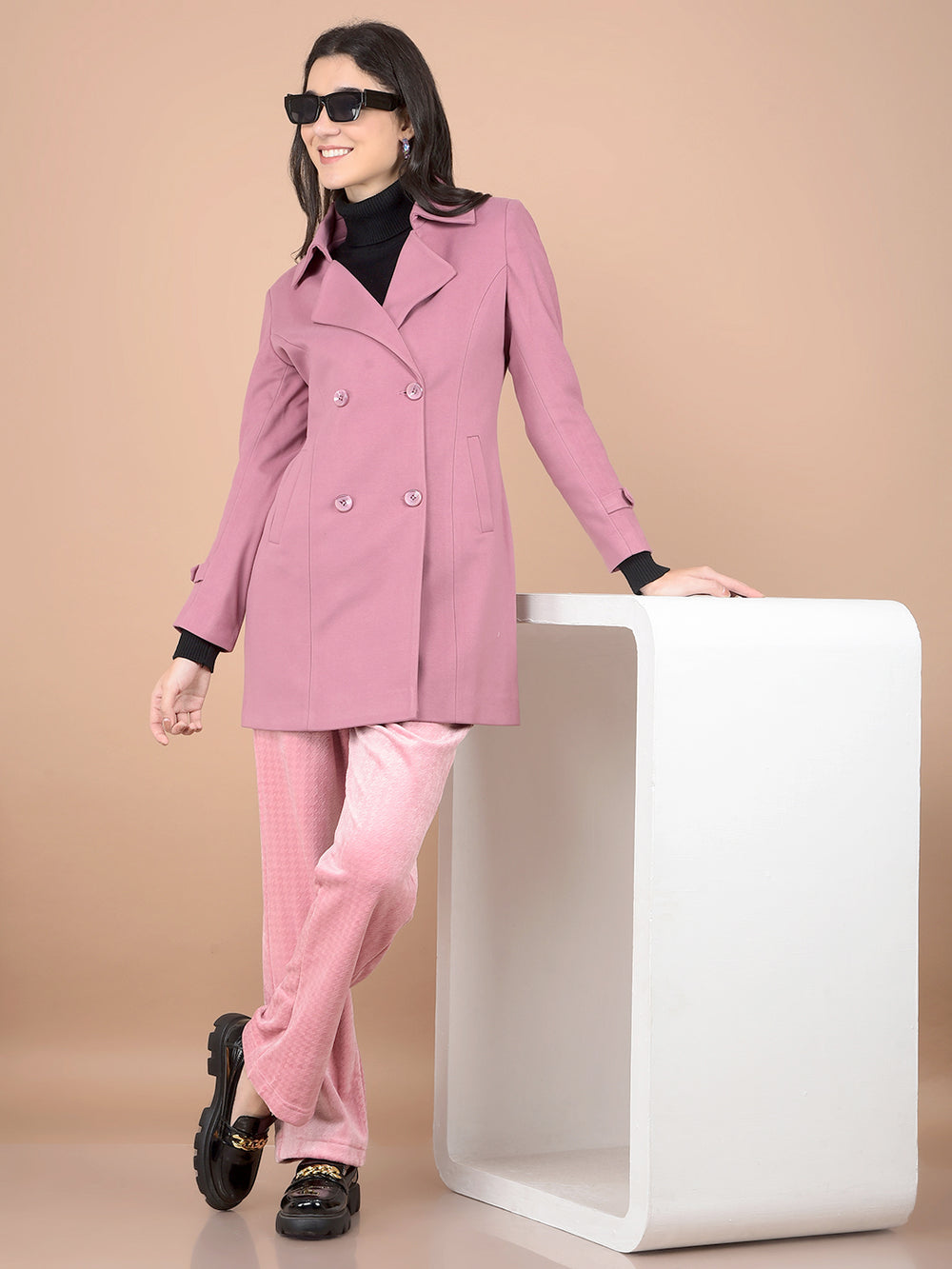 Pink Lounge Pants-Women Lounge Pants-Crimsoune Club
