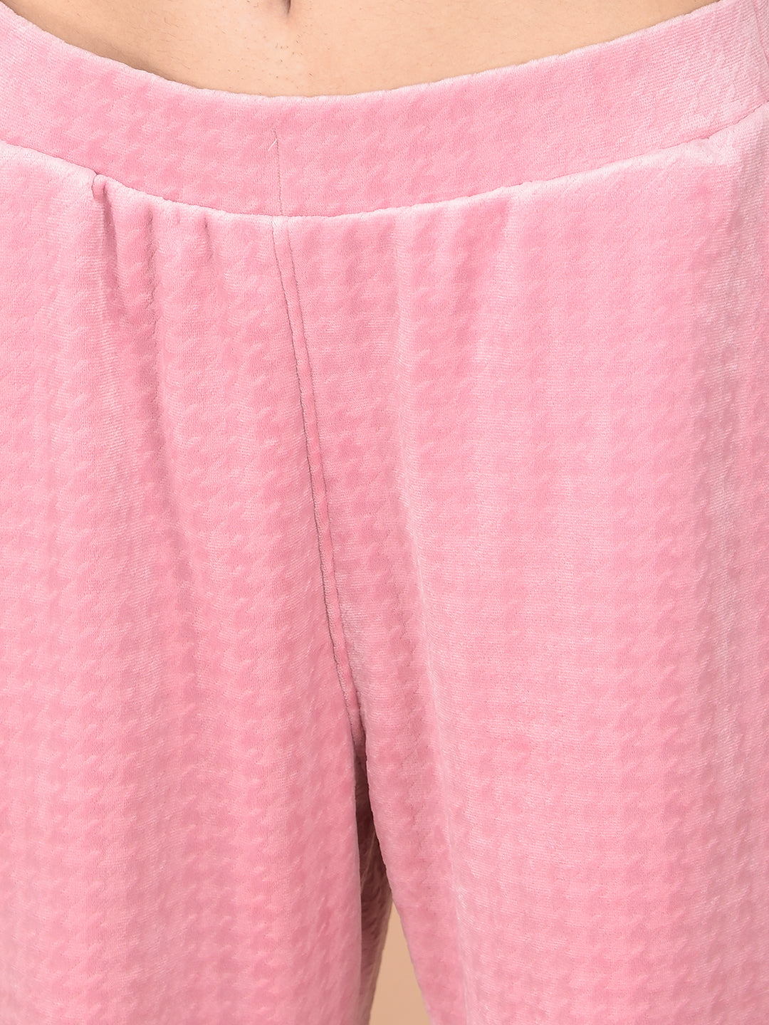 Pink Lounge Pants-Women Lounge Pants-Crimsoune Club