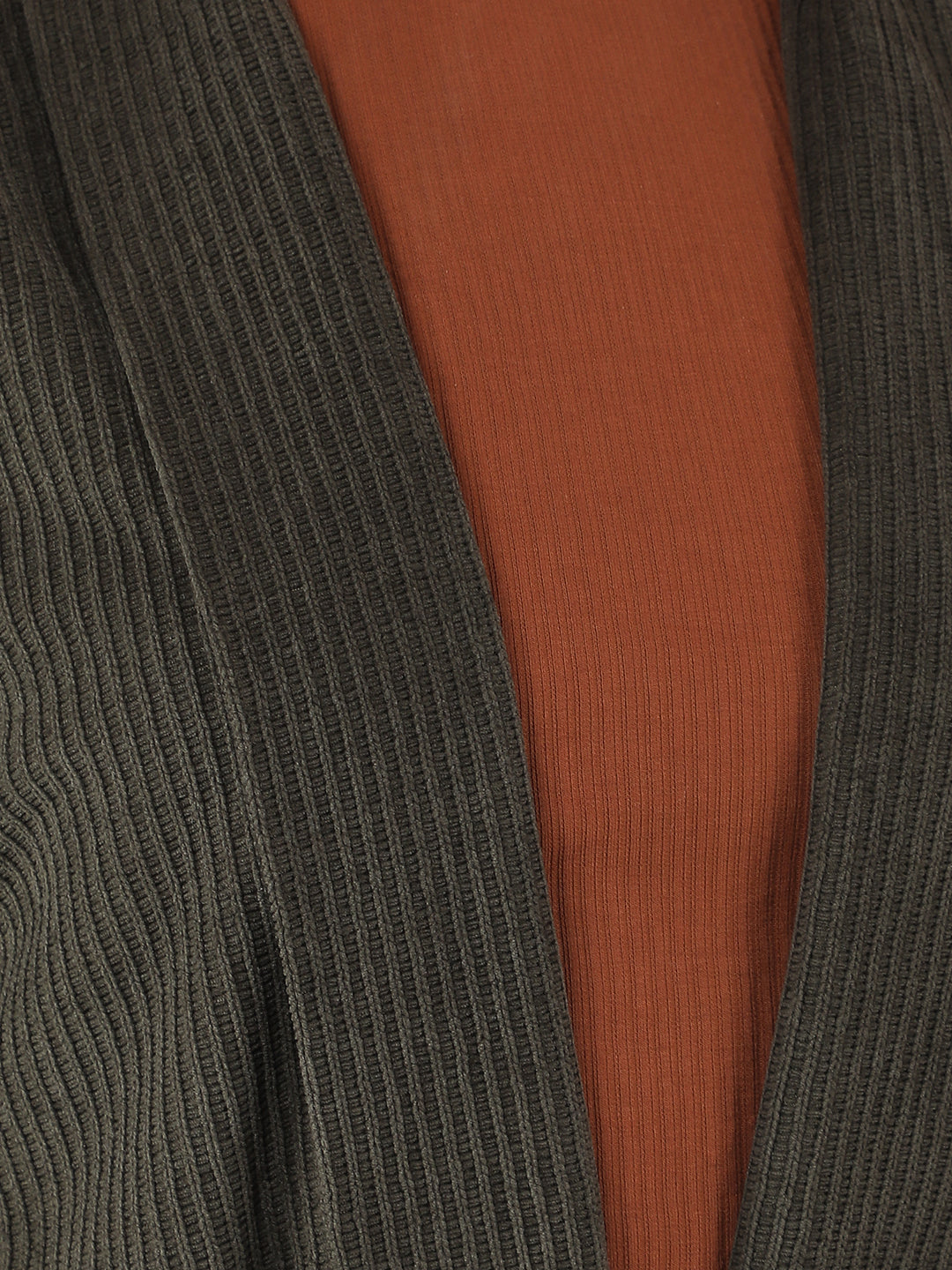 Olive Jacquard Shrug-Women Shrugs-Crimsoune Club