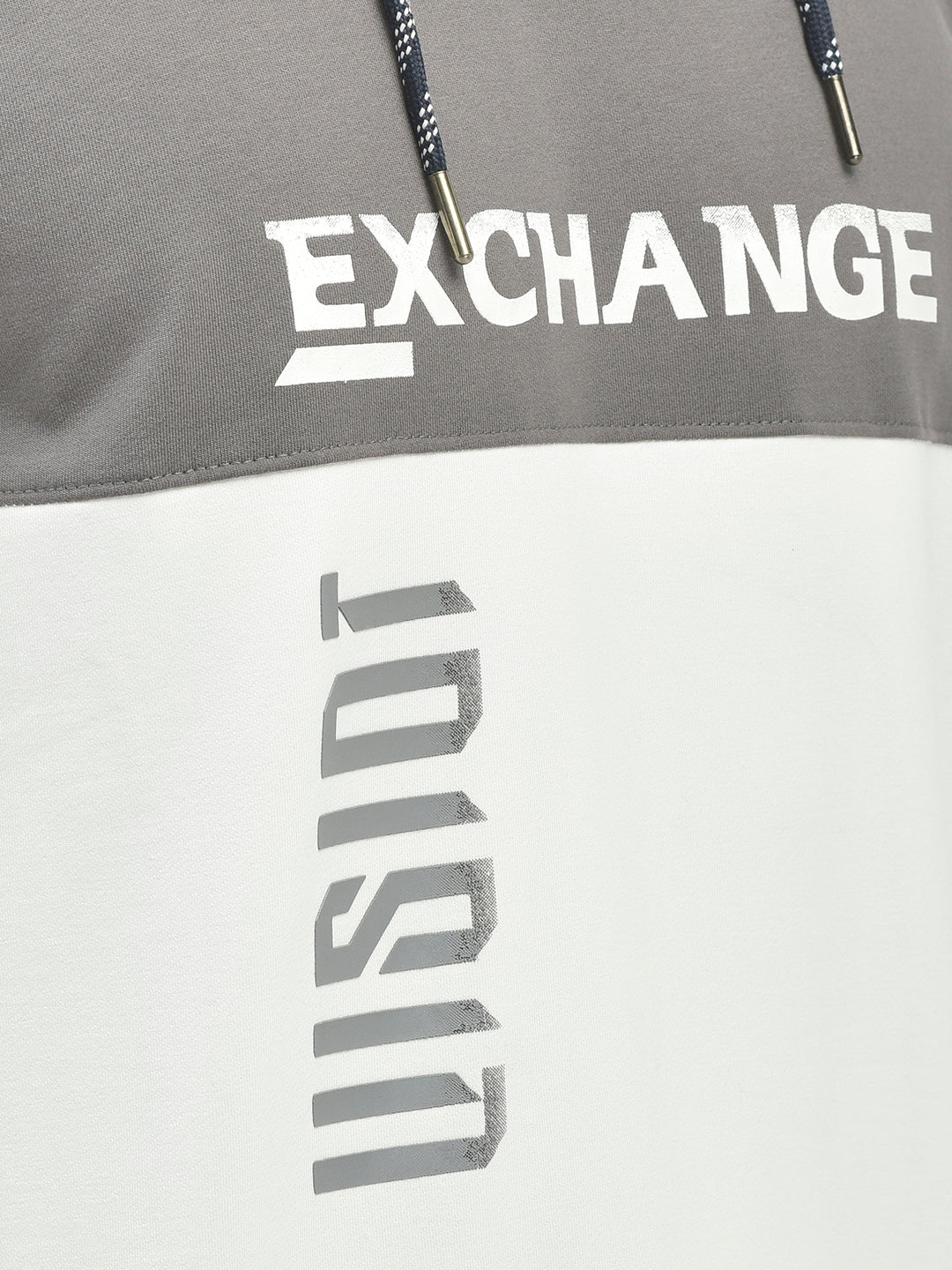 Grey Printed Sweatshirt-Men Sweatshirts-Crimsoune Club