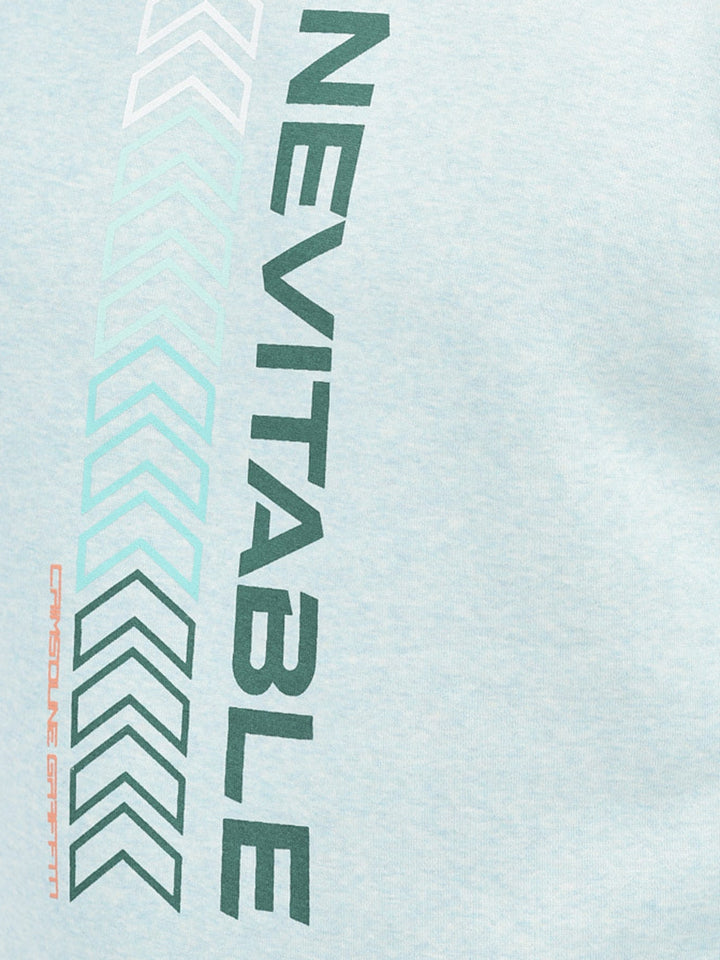 Blue Printed Sweatshirt-Men Sweatshirts-Crimsoune Club