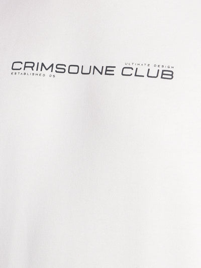 Off White Hooded Sweatshirt-Men Sweatshirts-Crimsoune Club