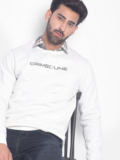 Off White Sweatshirt-Men Sweatshirts-Crimsoune Club