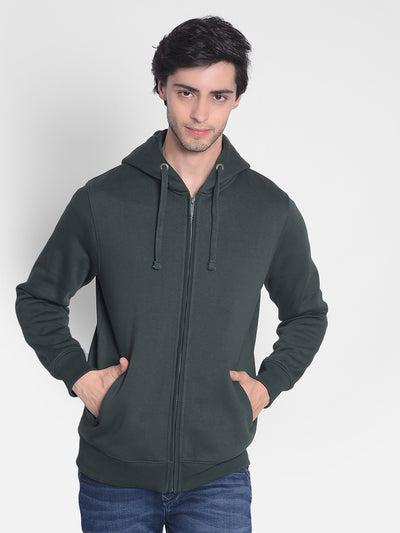 Green Sweatshirt-Men Sweatshirts-Crimsoune Club