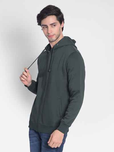 Green Sweatshirt-Men Sweatshirts-Crimsoune Club