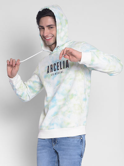 Multicolor Printed Sweatshirt With Hood-Men Sweatshirts-Crimsoune Club