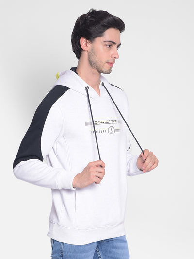 White Printed Sweatshirt-Men Sweatshirts-Crimsoune Club