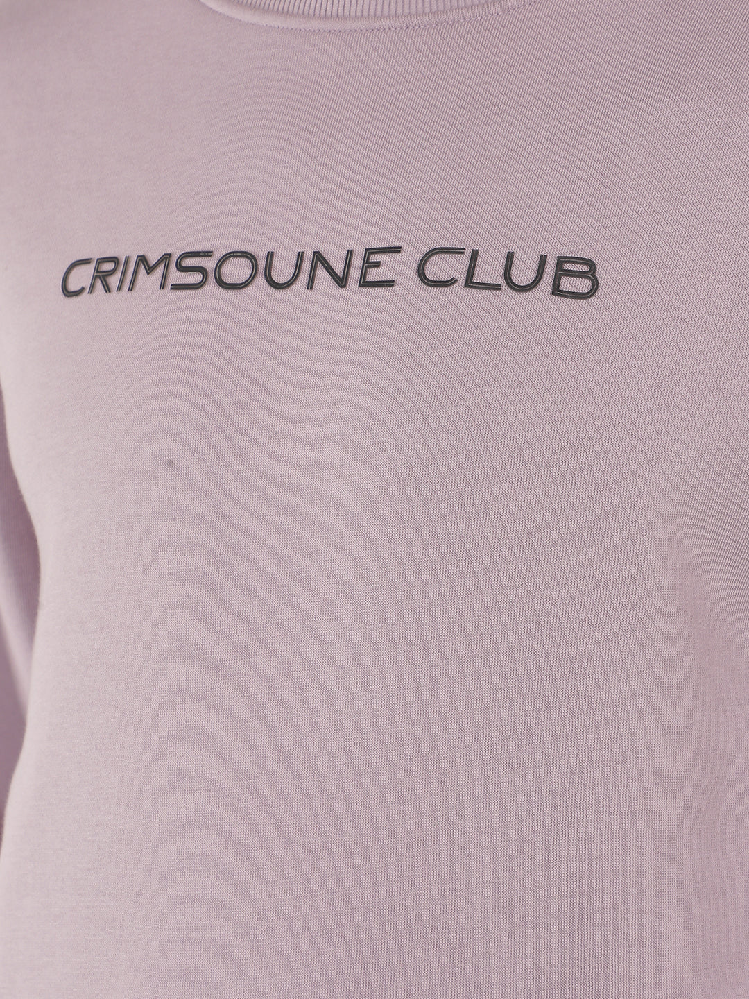Purple Typographic Print Sweatshirt-Men Sweatshirts-Crimsoune Club