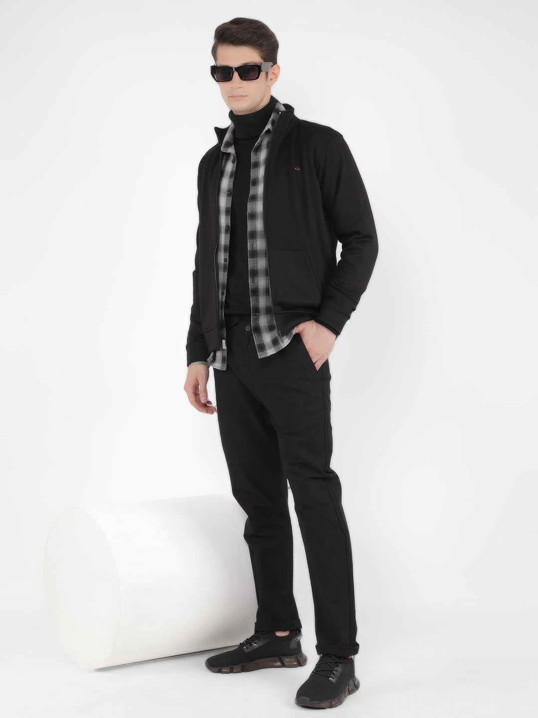 Black Co-Ord Set-Men Co-Ord Set-Crimsoune Club