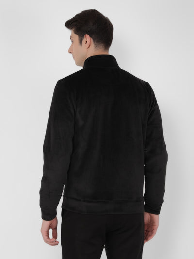 Black Striped Sweatshirt-Men Sweatshirts-Crimsoune Club