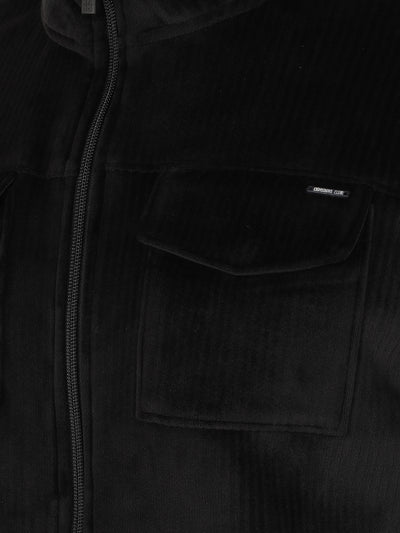 Black Striped Sweatshirt-Men Sweatshirts-Crimsoune Club