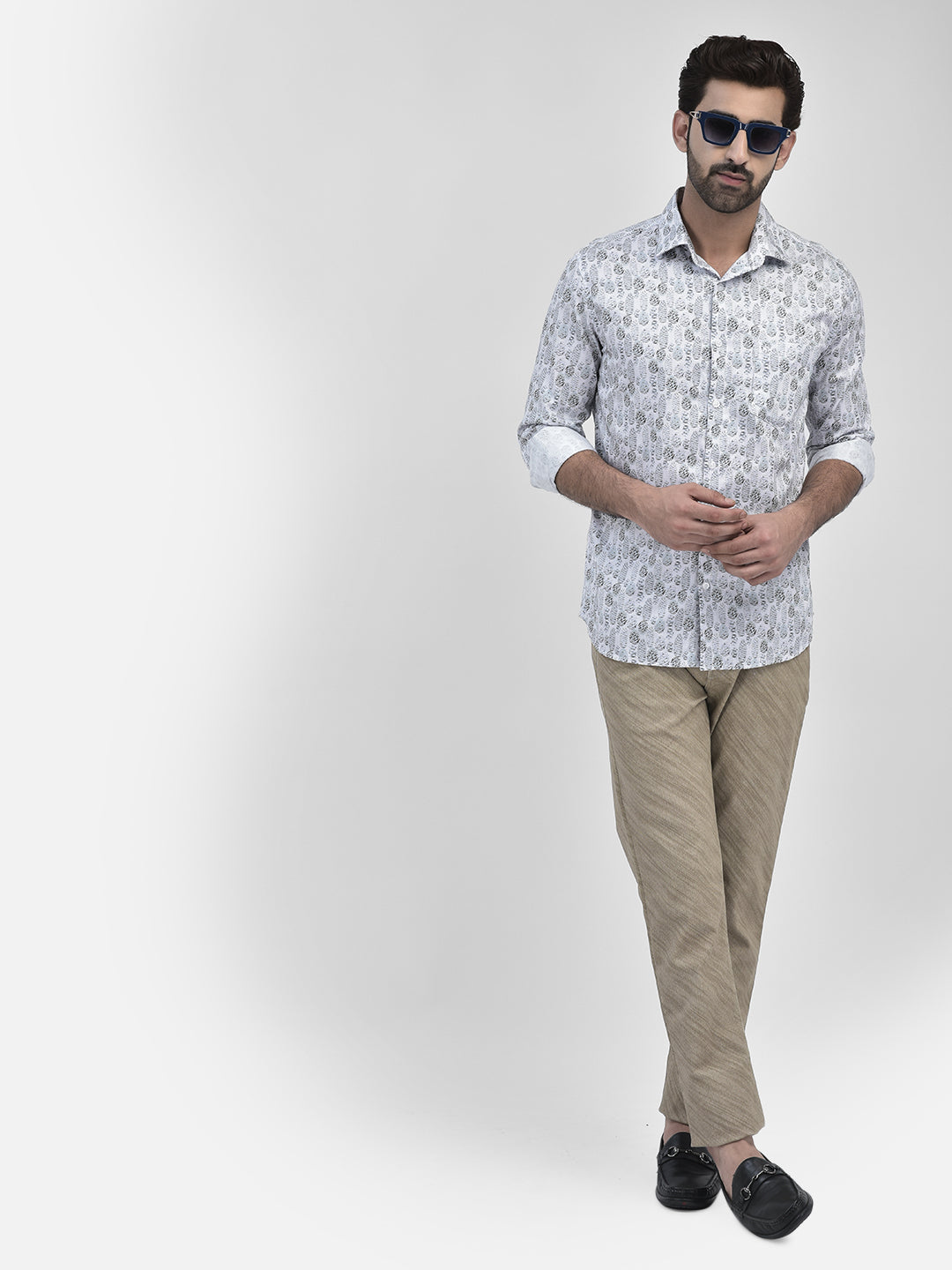 Printed Multicolored Shirt-Men Shirts-Crimsoune Club