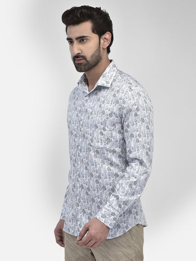 Printed Multicolored Shirt-Men Shirts-Crimsoune Club