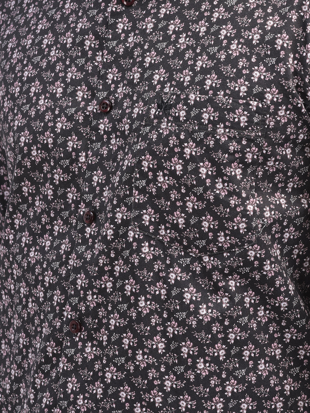 Floral Pink Shirt-Men Shirts-Crimsoune Club