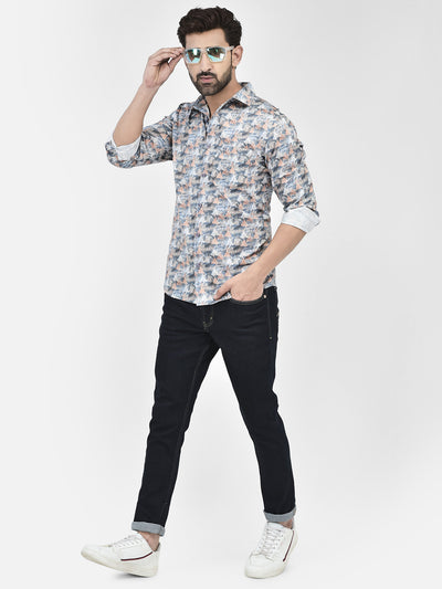 Floral Multicolored Shirt-Men Shirts-Crimsoune Club