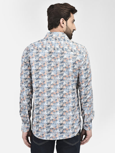 Floral Multicolored Shirt-Men Shirts-Crimsoune Club