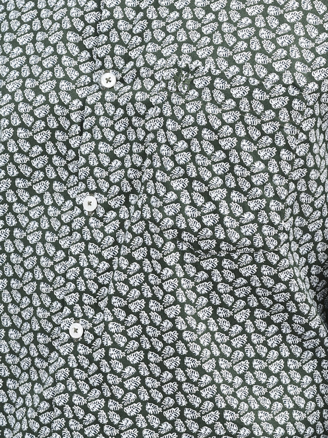 Floral Green Shirt-Men Shirts-Crimsoune Club