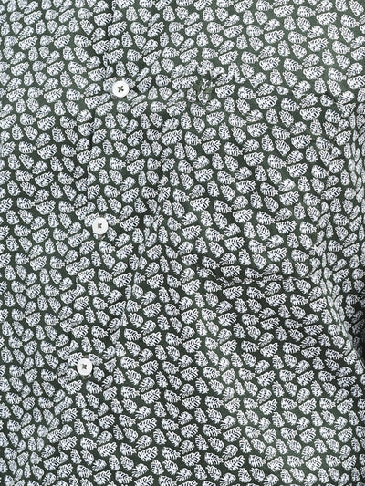 Floral Green Shirt-Men Shirts-Crimsoune Club