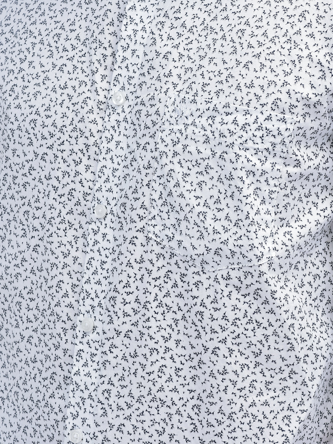 Floral White Shirt-Men Shirts-Crimsoune Club