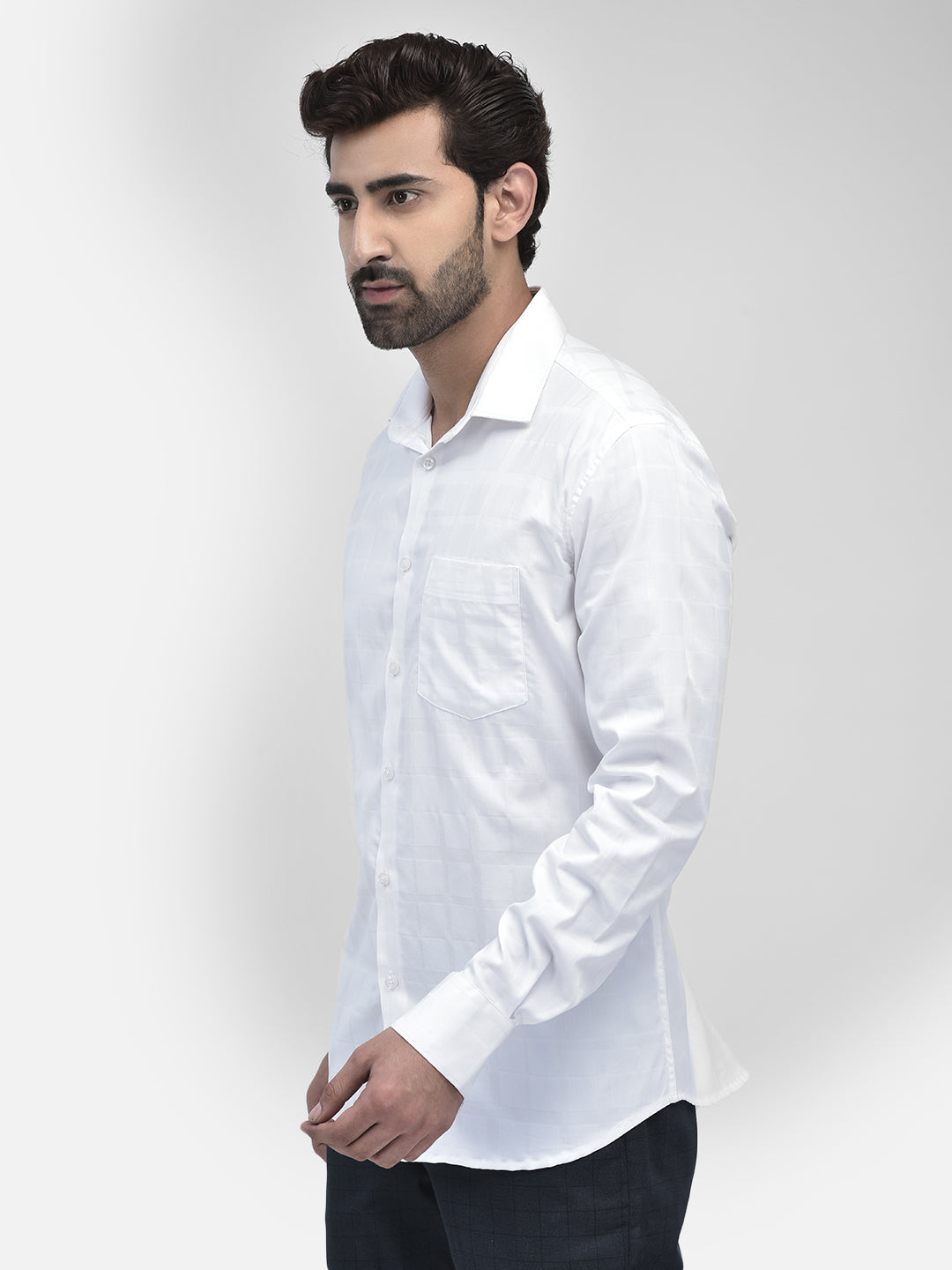 White Shirt-Men Shirts-Crimsoune Club