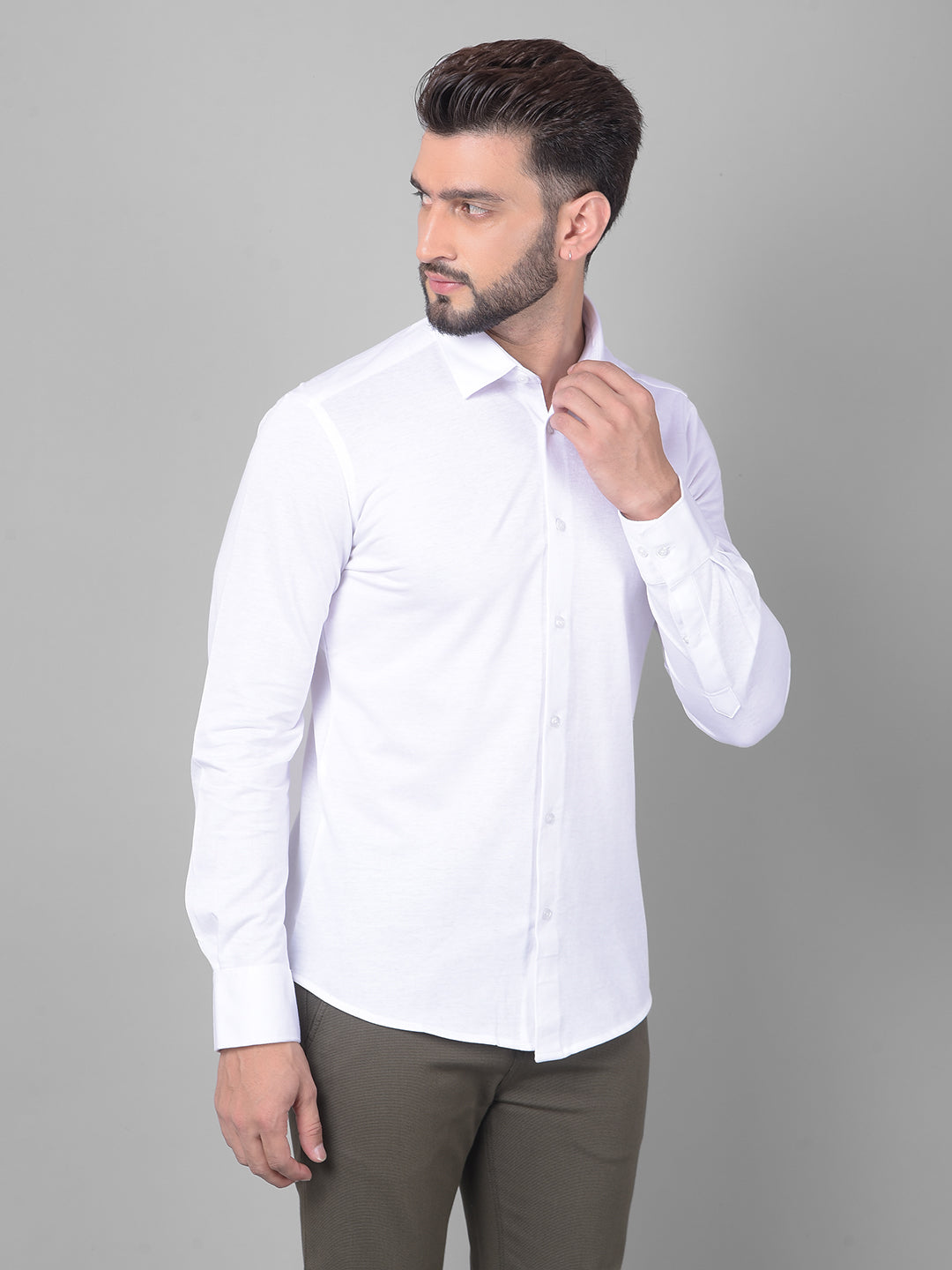 White Shirt-Men Shirts-Crimsoune Club