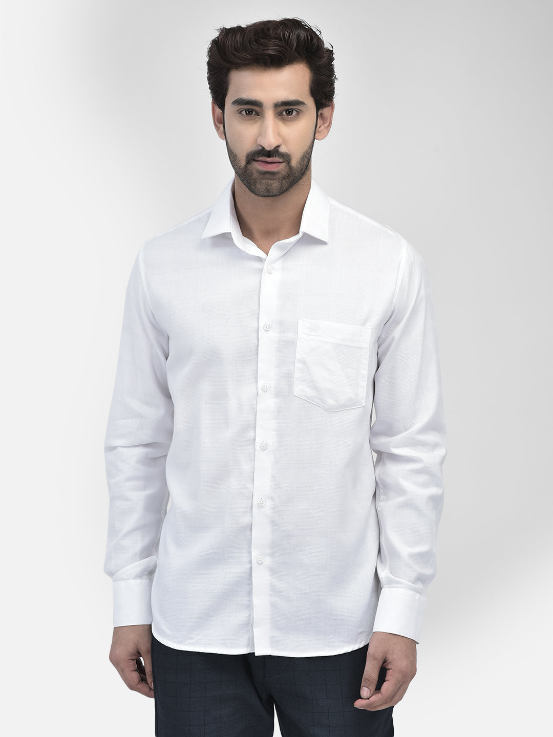 White Shirt-Men Shirts-Crimsoune Club