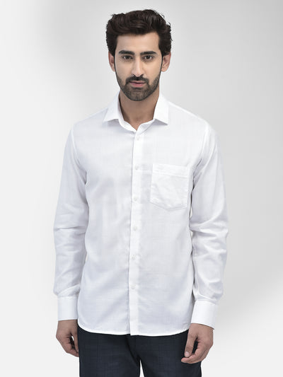 White Shirt-Men Shirts-Crimsoune Club