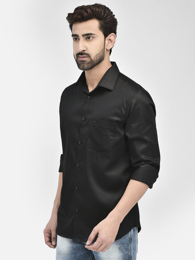 Black Shirt-Men Shirts-Crimsoune Club