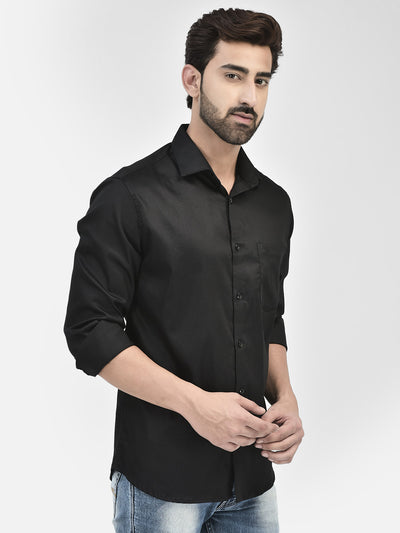 Black Shirt-Men Shirts-Crimsoune Club