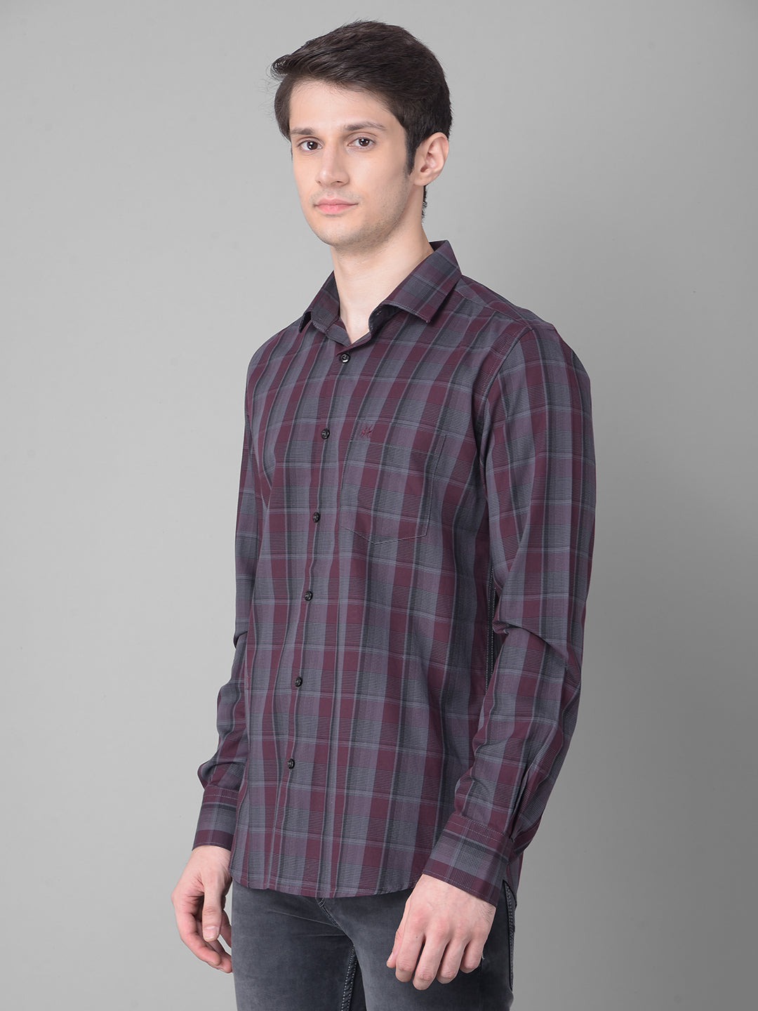 Multi Checked Shirt-Men Shirts-Crimsoune Club