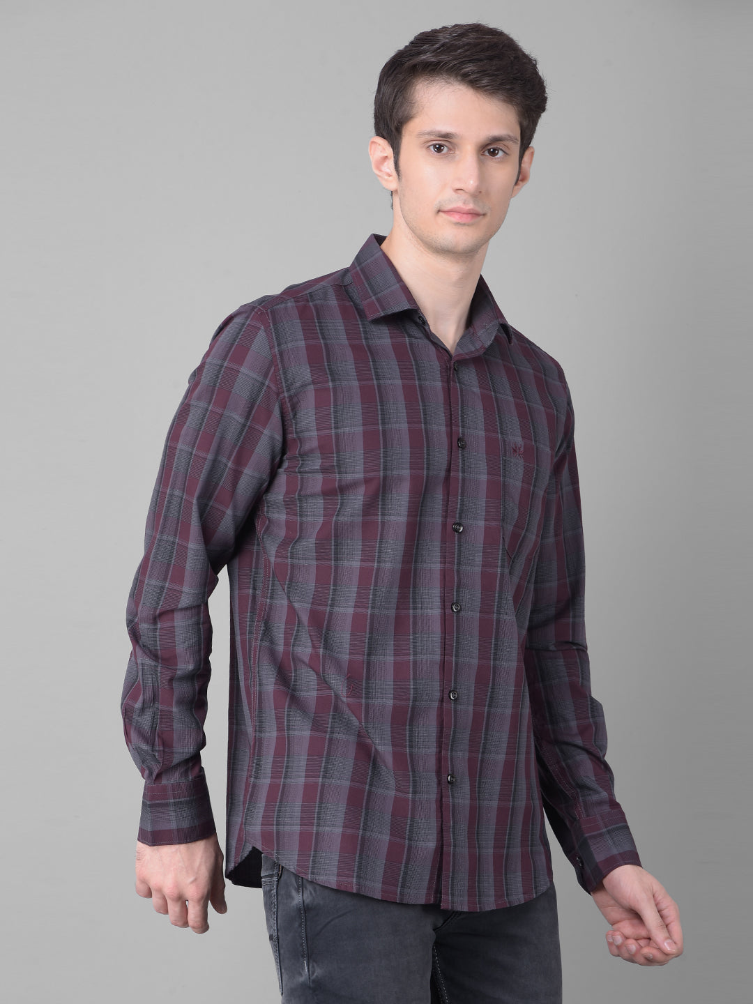 Multi Checked Shirt-Men Shirts-Crimsoune Club