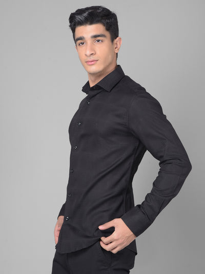 Black Shirt-Men Shirts-Crimsoune Club