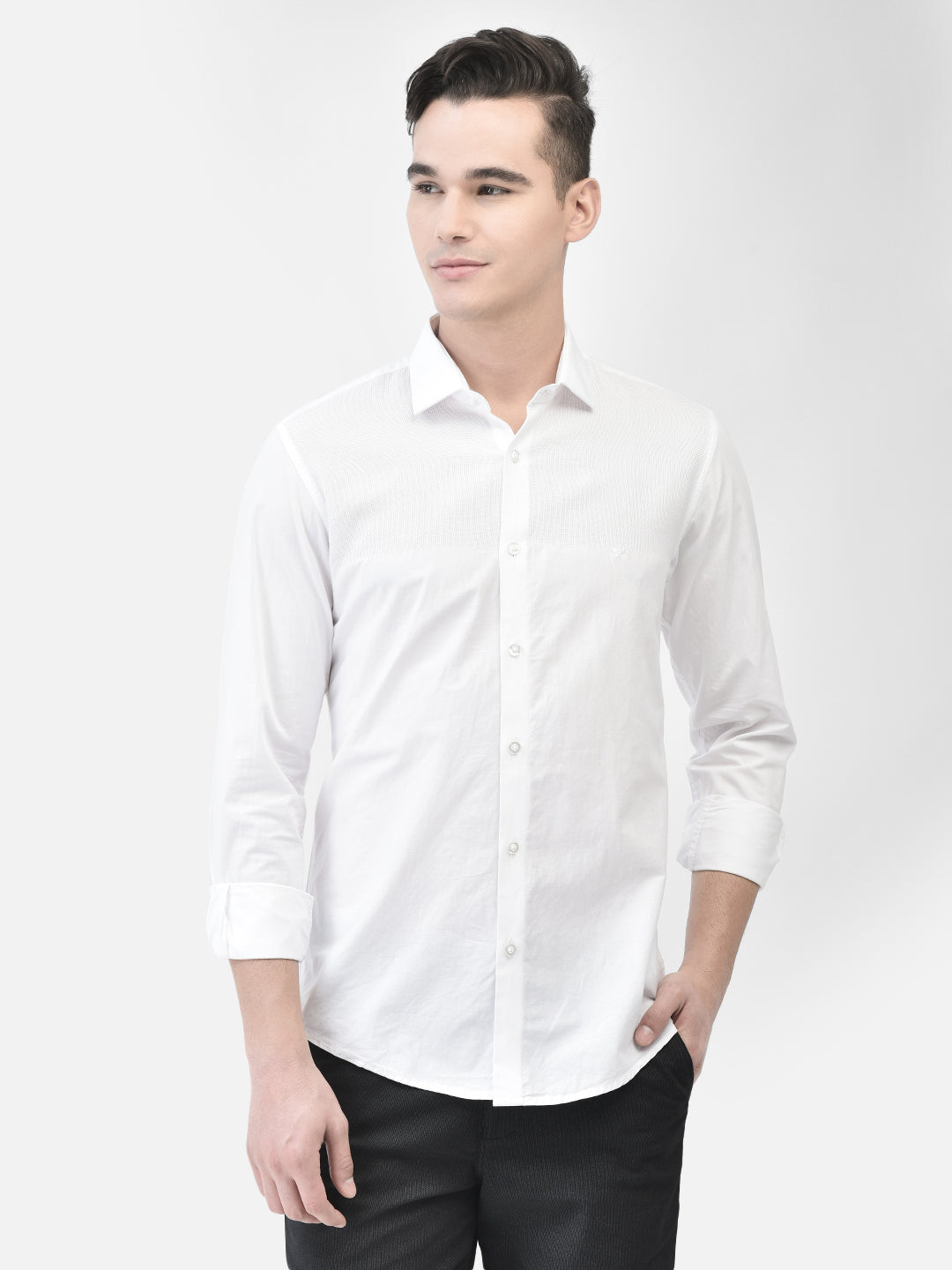 White Shirt-Men Shirts-Crimsoune Club