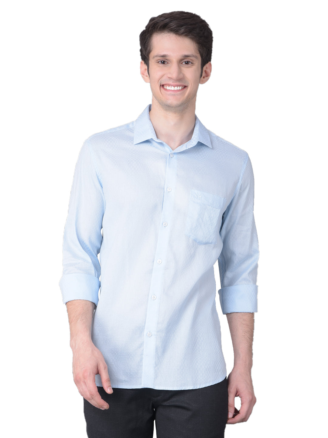 Blue Shirt-Men Shirts-Crimsoune Club