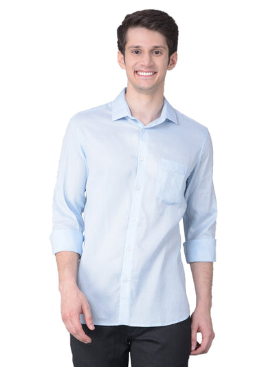 Blue Shirt-Men Shirts-Crimsoune Club