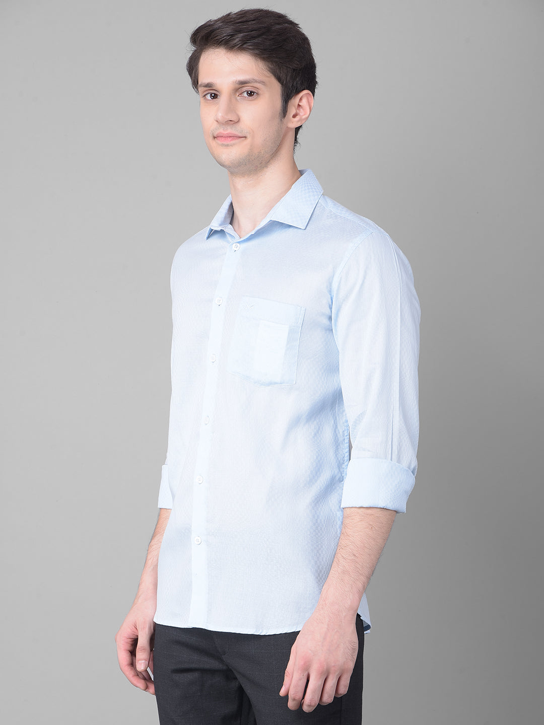 Blue Shirt-Men Shirts-Crimsoune Club