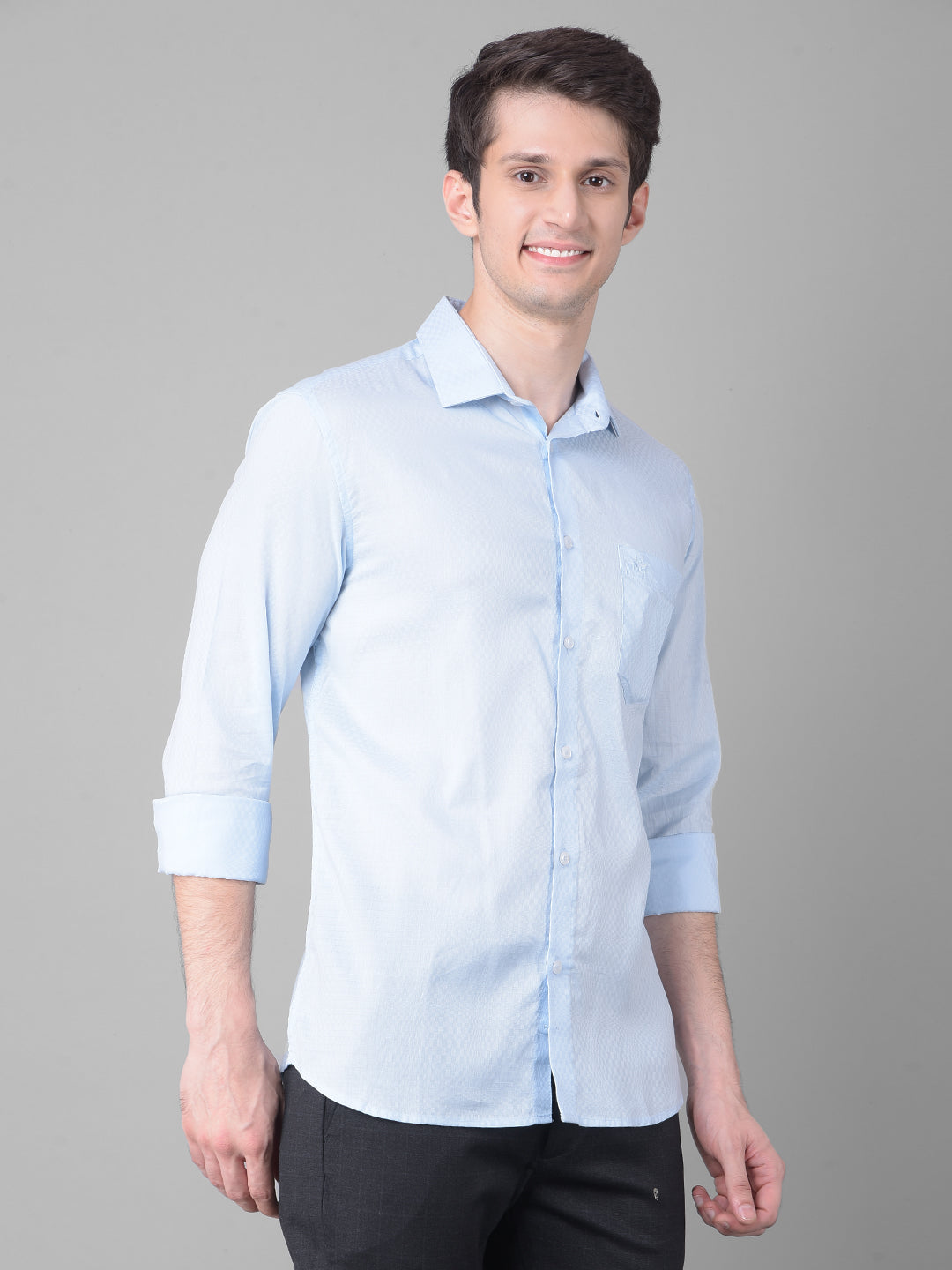 Blue Shirt-Men Shirts-Crimsoune Club