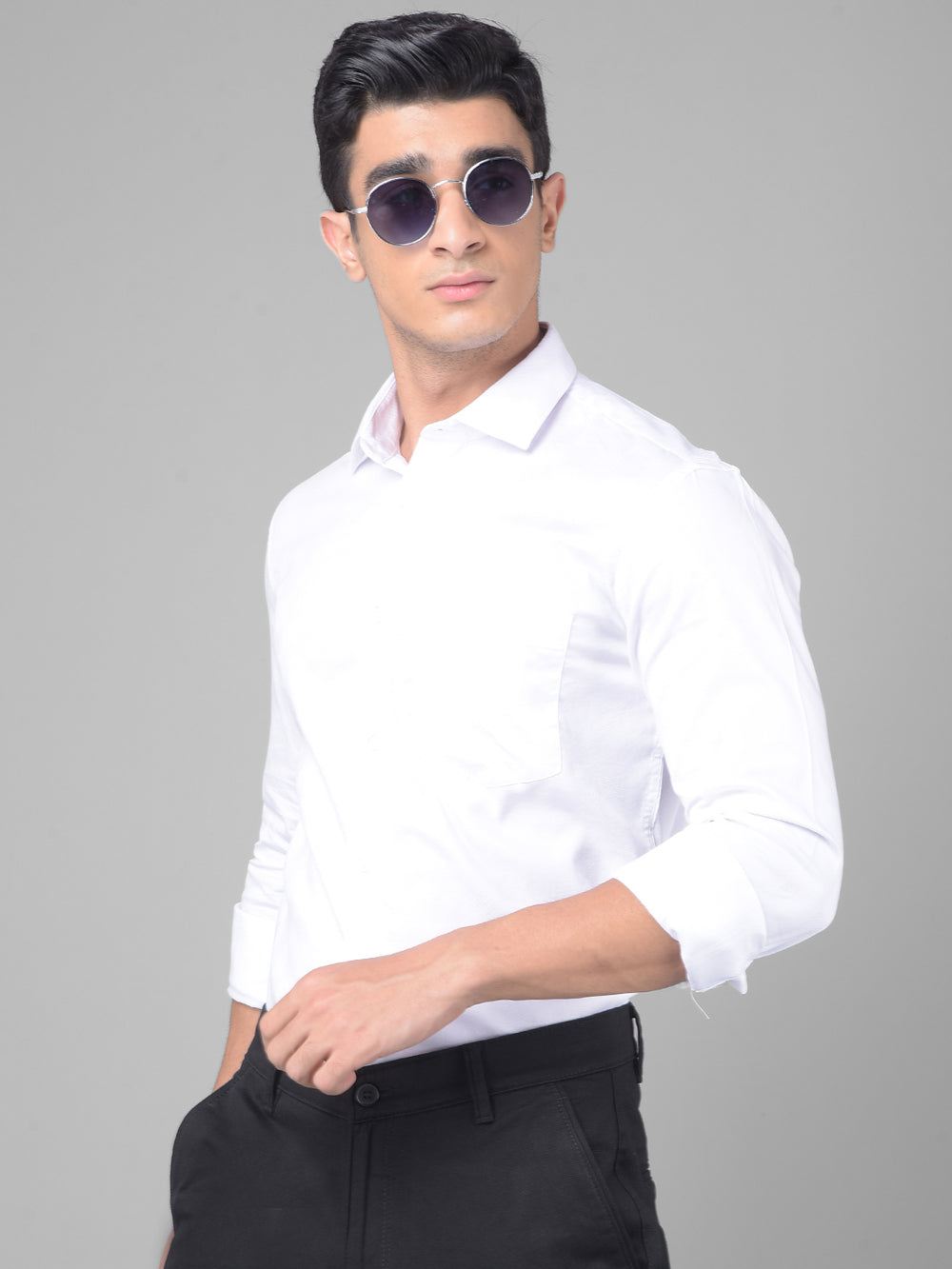White Shirt-Men Shirts-Crimsoune Club
