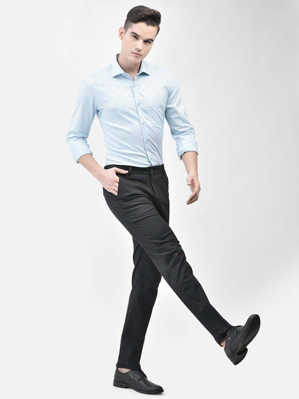 Blue Shirt-Men Shirts-Crimsoune Club
