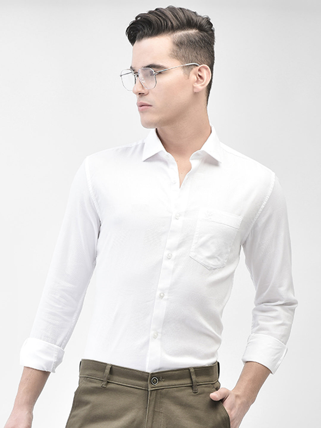 White Shirt-Men Shirts-Crimsoune Club