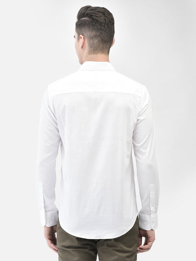 White Shirt-Men Shirts-Crimsoune Club