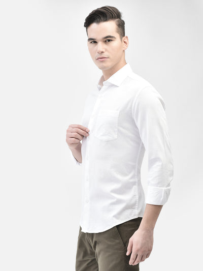 White Shirt-Men Shirts-Crimsoune Club