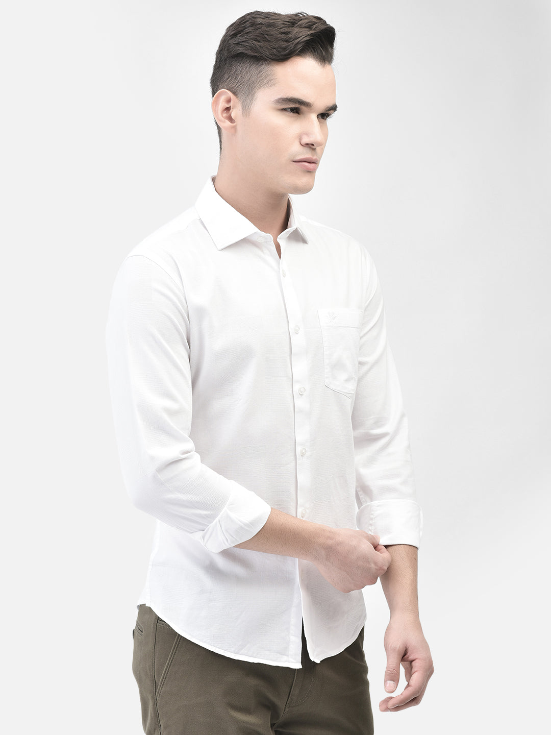 White Shirt-Men Shirts-Crimsoune Club