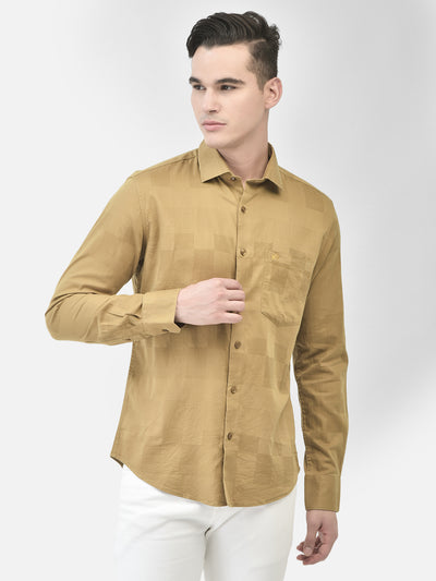 Mustard Shirt-Men Shirts-Crimsoune Club