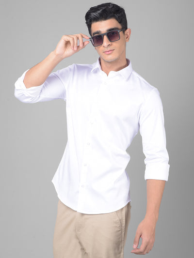 White Shirt-Men Shirts-Crimsoune Club