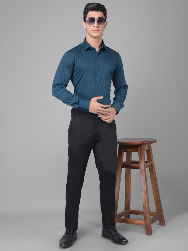 Navy Blue Shirt-Men Shirts-Crimsoune Club