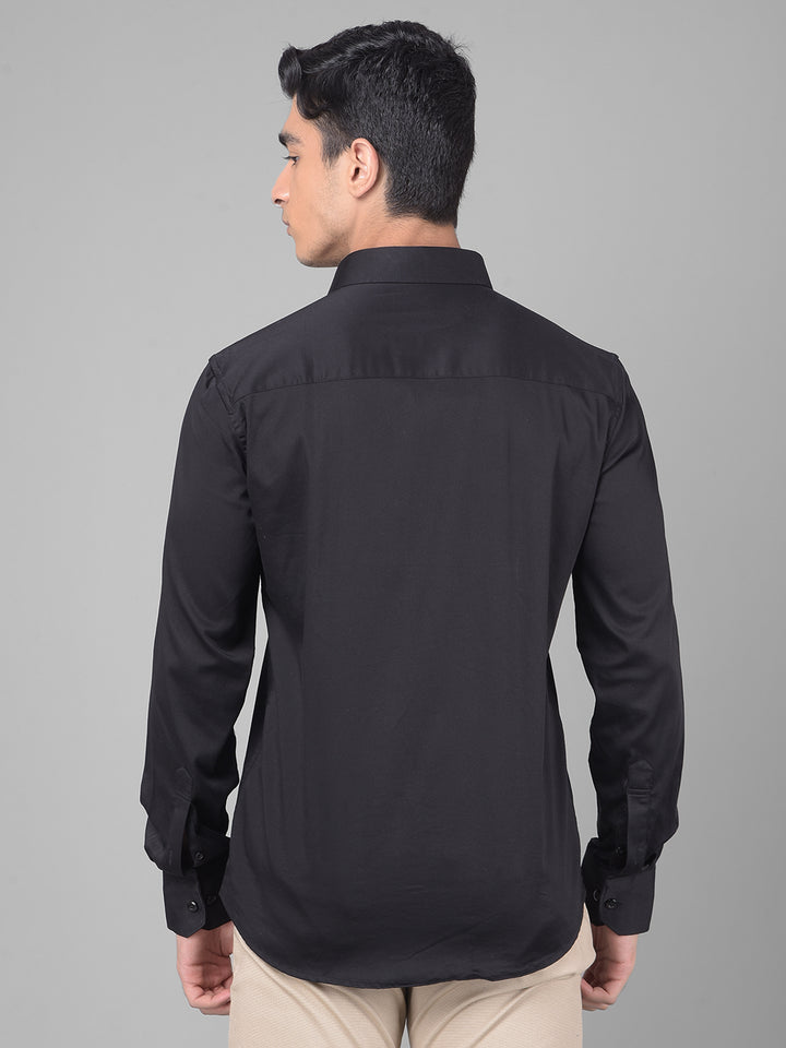 Black Shirt-Men Shirts-Crimsoune Club