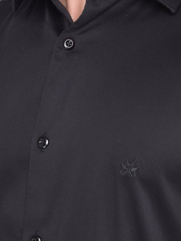 Black Shirt-Men Shirts-Crimsoune Club